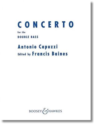【599免運費】Antonio Capuzzi：Double Bass Concerto in F【HL48003024
