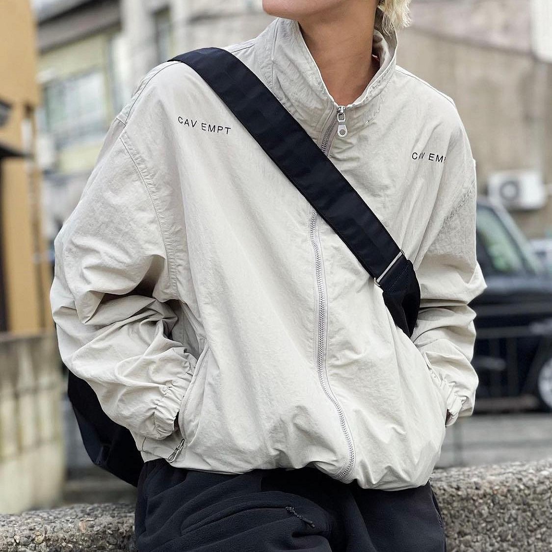 C.E CAV EMPT STAND COLLAR NYLON ZIP JACKET 立領夾克外套