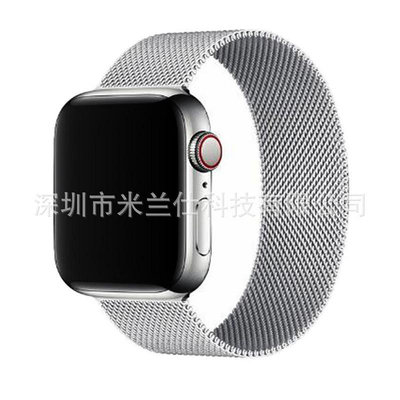 適用蘋果apple iwatch23456789SE米蘭尼斯s9金屬ultra2手表帶