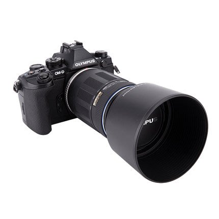 JJC LH-J61E Lens hood for Olympus M.ZUIKO ED 75-300mm f/4.8-6.7 LH-61E Black 