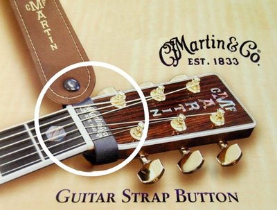 【金聲樂器】 全新 Martin 吉他 琴頭 背帶扣