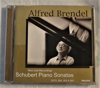 精彩實況(PHILIPS)Schubert: 鋼琴奏鳴曲D575、894、959、960/ Brendel，2CD