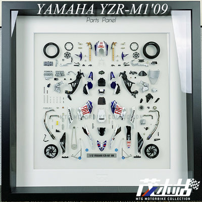 ❖茂木站 MTG❖ TAMIYA 田宮 YAMAHA YZR-M1 手工 限量 零件相框 模型。Lorenzo JL99