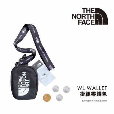 ☆ETW☆【一中店】 THE NORTH FACE WL WALLET 韓國 北臉 白標 錢包 零錢包 掛繩 證件帶