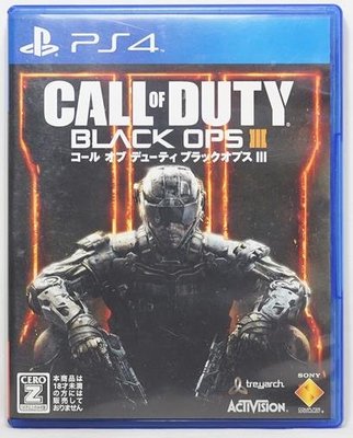 PS4 決勝時刻 黑色行動 3 Call of Duty Black Ops III 日版