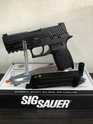 (傑國模型)SIG SAUER P320 M18瓦斯手槍 6mm 黑色 原廠 授權刻字 vfc製造