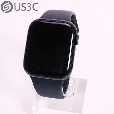 【US3C-小南門店】【福利品】最新款 公司貨 Apple Watch 9 45mm GPS 午夜色鋁合金錶殼 智慧型手錶 原廠保固內