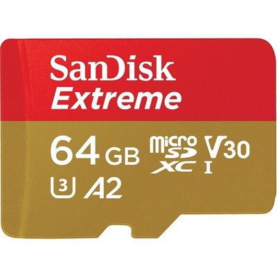『儲存玩家 』台南 SanDisk 64GB Extreme Micro SDXC A2 V30 讀寫170/80MB