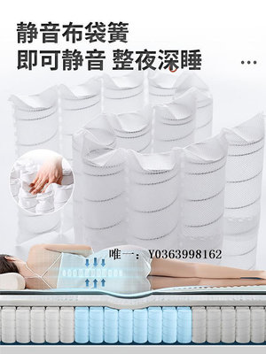 彈簧床墊IKEA宜家席夢思床墊軟墊家用1.8米1.5經濟型椰棕硬墊獨立彈簧床墊軟墊