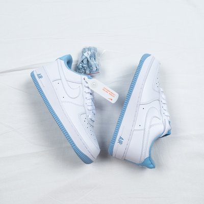 Nike Air Force1 AF1 白藍 天空藍 皮革 休閒運動板鞋 男女鞋 CD6915-103