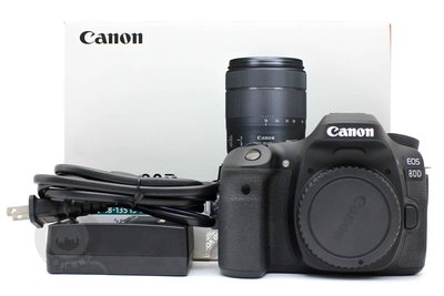 【高雄青蘋果3C】Canon EOS 80D 單機身 2420萬 APS-C 快門次數約12XX張 公司貨#86274