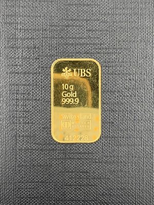 【GoldenCOSI】UBS 黃金條塊 10g(已售出)