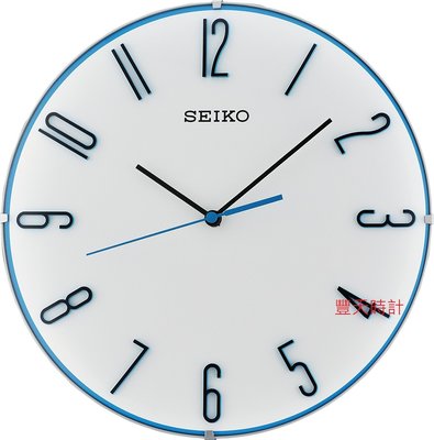 豐天時計【SEIKO】日本 精工 SEIKO 立體時標 靜音 時鐘 掛鐘 QXA672 QXA672W