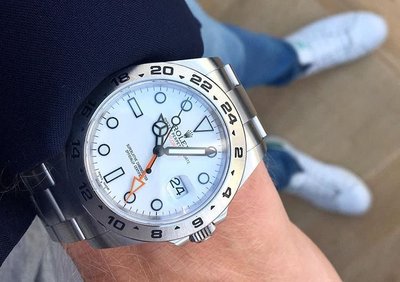 ROLEX 勞力士 216570 EXPLORER II 大探險家2號腕錶-白/40mm