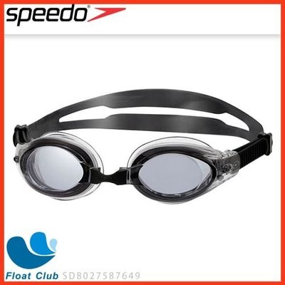 SPEEDO 成人進階泳鏡Mariner Speed Fit 黑/灰 SD8027587649