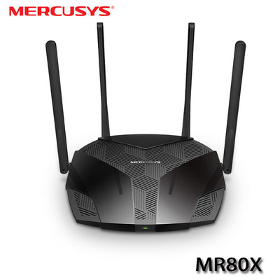 【MR3C】含稅附發票 Mercusys 水星 MR80X AX3000 無線雙頻 Wi-Fi 6 路由器