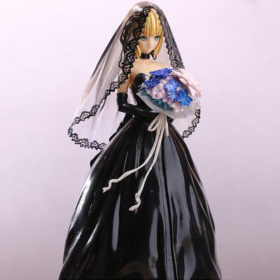 [APPS STORE4]實拍 港版 公仔 模型Aniplex Fate Saber 賽巴 10周年 婚紗 皇家禮服