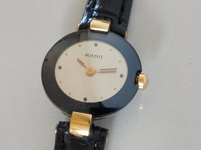 瑞士製精品 RADO 藍寶石玻璃鏡面石英女錶 保證真品