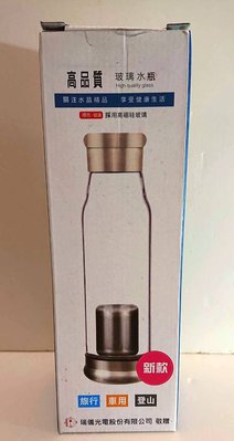 全新高品質玻璃水瓶/瑞儀光電股東會紀念品