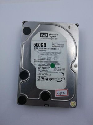 【冠丞3C】西部數據 WD 500G 3.5吋 SATA 硬碟 HDD WD5000AADS S-082