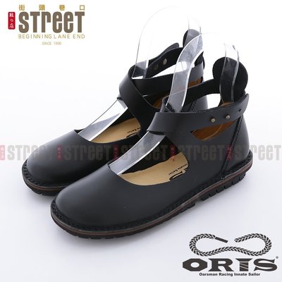 【街頭巷口 Street】 ORIS 女款新品上市扣環式蟑螂鞋款- 黑色 69201