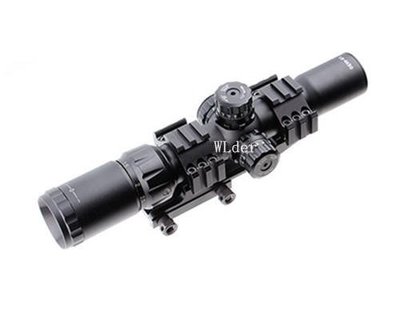 [01] 1.5-4X30 狙擊鏡(紅外線 外紅點 內紅點 快瞄 定標器 瞄準鏡 望遠鏡 雷射 紅雷射 綠雷射 瞄具