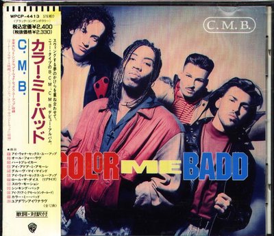 K - Color Me Badd - CMB - 日版 OBI