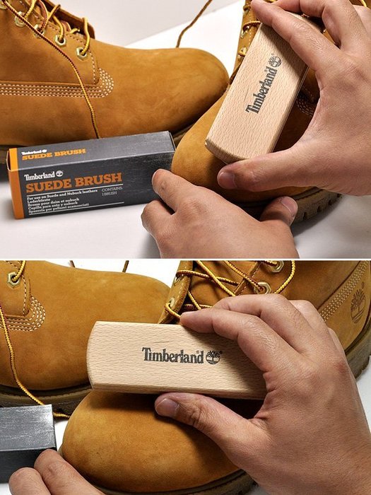 timberland suede brush