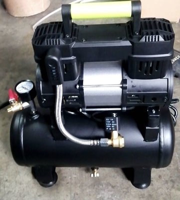 [CK五金小舖] 2HP 6L 12kg 靜音無油快速型空壓機 低噪音 排氣量:180L/min