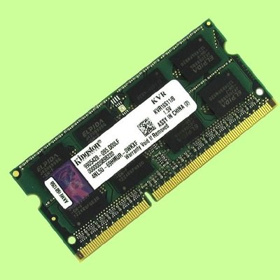 5Cgo【權宇】台製金士頓 DDR3 1600 8GB 8G*2支 16GB 筆電記憶體 KVR16S11/8 含稅