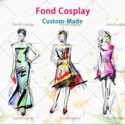奇奇fond cosplay服裝設計來圖定制公司年會化妝舞會動漫游戲服裝定做