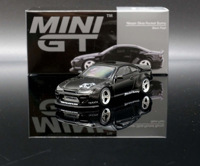 【MASH】現貨特價 Mini GT 1/64 Nissan Silvia S15 Rocket 黑 右駕# 602
