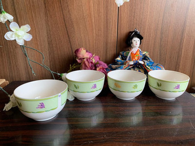 z日本三大骨瓷 鳴海（narumi）茶杯 稀有 有四客 本店滿