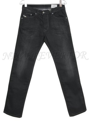 全新真品 DIESEL DARRON 8D4 牛仔褲《TAPERED/黑灰作舊/彈性布料》.