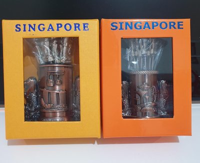 新加坡 SINGAPORE 魚尾獅造型 水果叉組 交換禮物 紀念品 特價（2入）特價💰299元