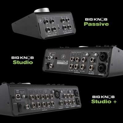美奇MACKIE Big Knob Studio+ Passive對講監聽控制器桌面錄音棚【規格不同