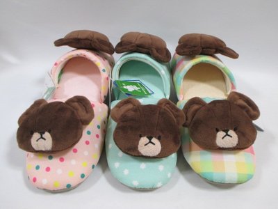 《散步生活雜貨-親子散步》日本 the bears' school 小熊學校 小孩用 內長20公分 室內拖鞋 -三款選擇