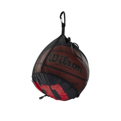 WILSON 單顆裝籃球網袋(球袋 收納袋 威爾森「WTB201910」≡排汗專家≡