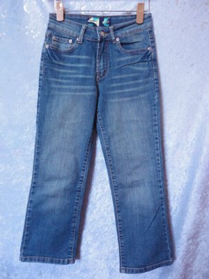 Le jeans~米奇烙印口袋設計七分牛仔褲~SIZE:S~99元起標