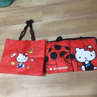 Hello Kitty購物袋棉被袋～2個99