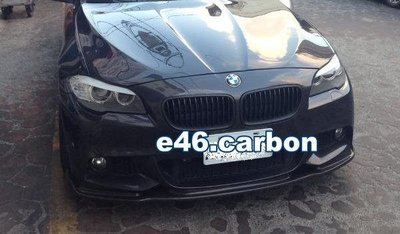 【BMW E46精品館】  BMW F10 M-TECH 前保桿專用 H款 CARBON 前下巴