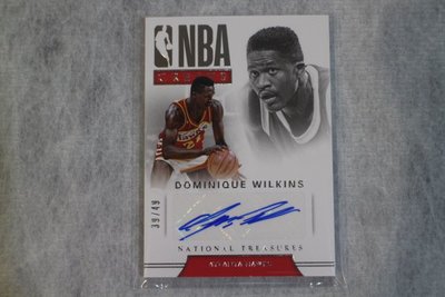 2017-18 大國寶 NBA Greats Auto Dominique Wilkins 限量49張簽名卡~名人堂球星