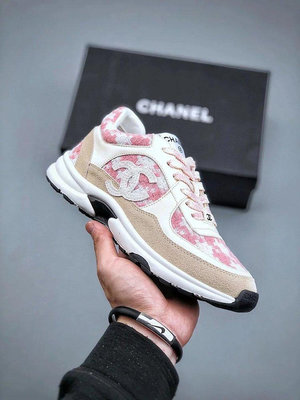 （零點）香奈兒Chanel2023網布運動鞋 女子休閑鞋厚底增高鞋老爹鞋