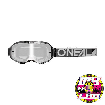 𝕸滑胎實驗室𝖃 ONeal® B-10 Duplex 護目鏡 灰/白/黑 電鍍銀 電鍍片 越野 滑胎 林道