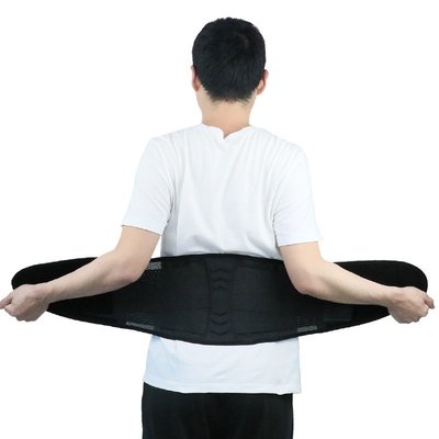 護腰帶 加工輕薄透氣運動護腰帶軟骨支撐護腰束腰帶腰椎固定