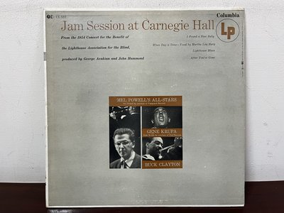 晨雨黑膠【爵士】美首版,Mel Powell's All-Stars – Jam Session At Carnegie