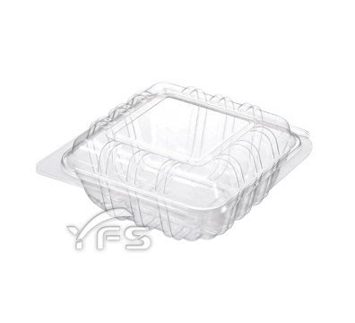 10H透明方盒 (H盒/外帶食品盒/透明盒/餛飩/水餃/肉/小菜/滷味/水果)