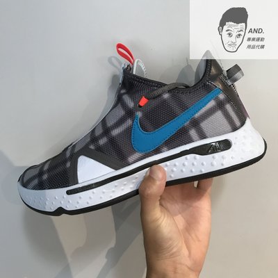 【AND.】NIKE PG 4 EP 格紋灰 藍橘 拼接 籃球 避震 包覆 氣墊 拉鍊 復古 男鞋CD5082-002