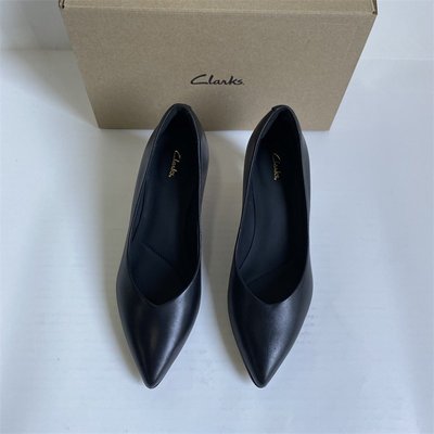 【熱賣精選】clarks其樂女鞋2021夏季新款Laina55 Court2通勤正裝加寬高跟鞋