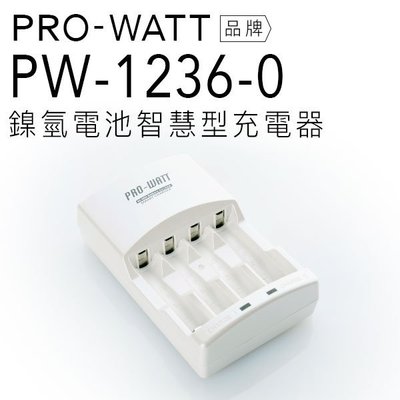 PRO-WATT 鎳氫電池 智慧型 國際電壓 充電器 PW-1236-0
